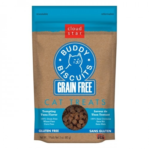 Buddy Biscuits Cat Grain Free Soft & Chewy Tempting Tuna 3 oz.