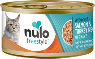Nulo Cat Grain-Free Minced Salmon & Turkey in Gravy
