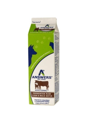 Answers Fermented Raw Cow Milk Kefir 32 oz