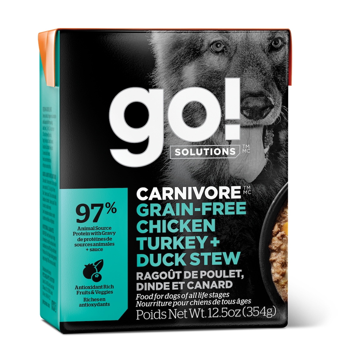 Go! Solutions Carnivore GF Chicken Turkey + Duck Stew