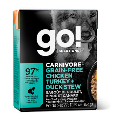 Go! Solutions Carnivore GF Chicken Turkey + Duck Stew