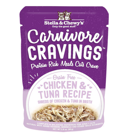 Stella & Chewy's Cat Carnivore Cravings Chicken & Tuna Pouch