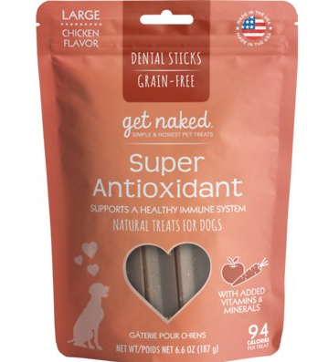 Get Naked Super Antioxidant Dental Chew Sticks