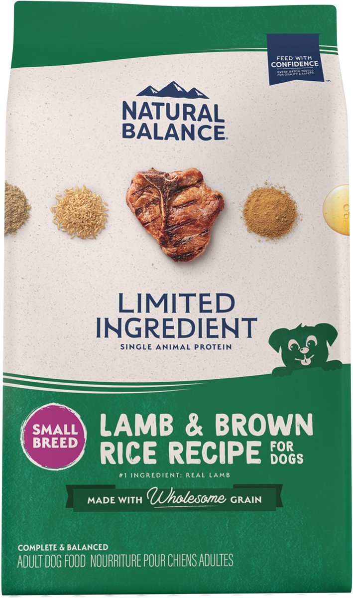 Natural Balance Limited Ingredient Lamb & Brown Rice Small Breed Bites