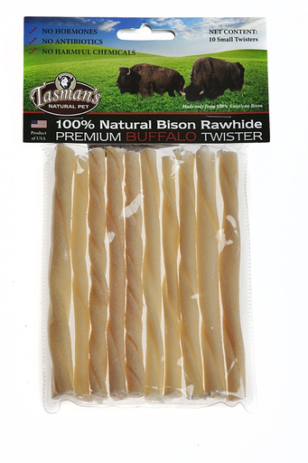 Tasmans Bison 5" Small Twisters 10 Pack