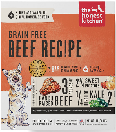 Honest Kitchen Grain Free Beef Recipe