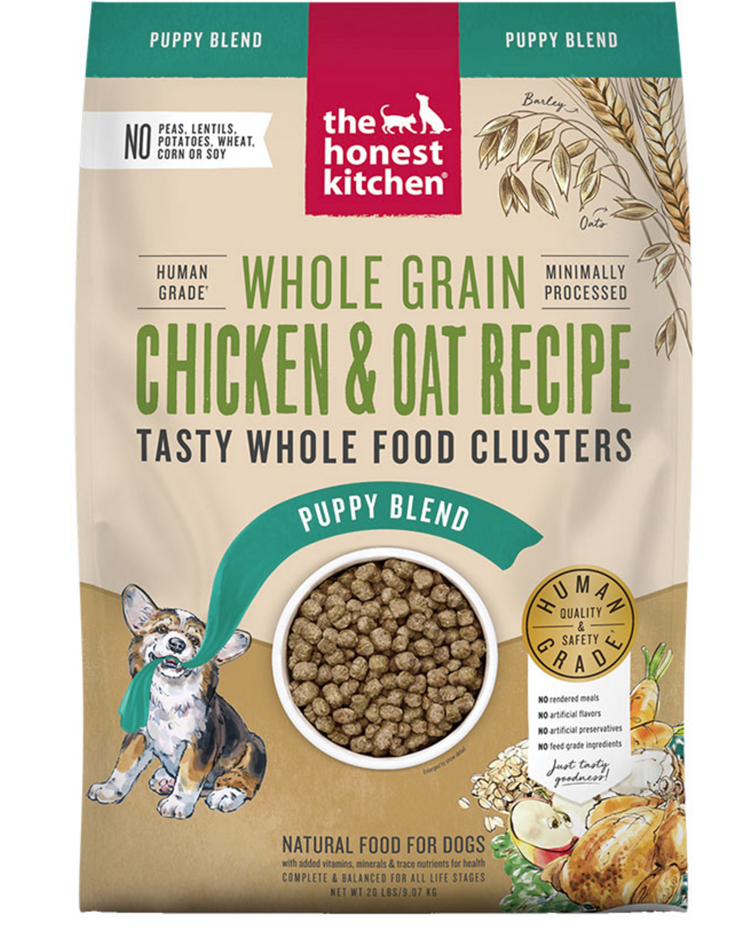 Whole grain sales oats for dogs