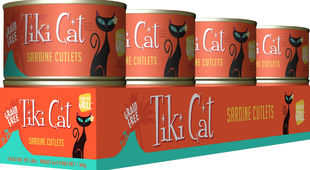 Tiki Cat Grill Sardine Cutlets
