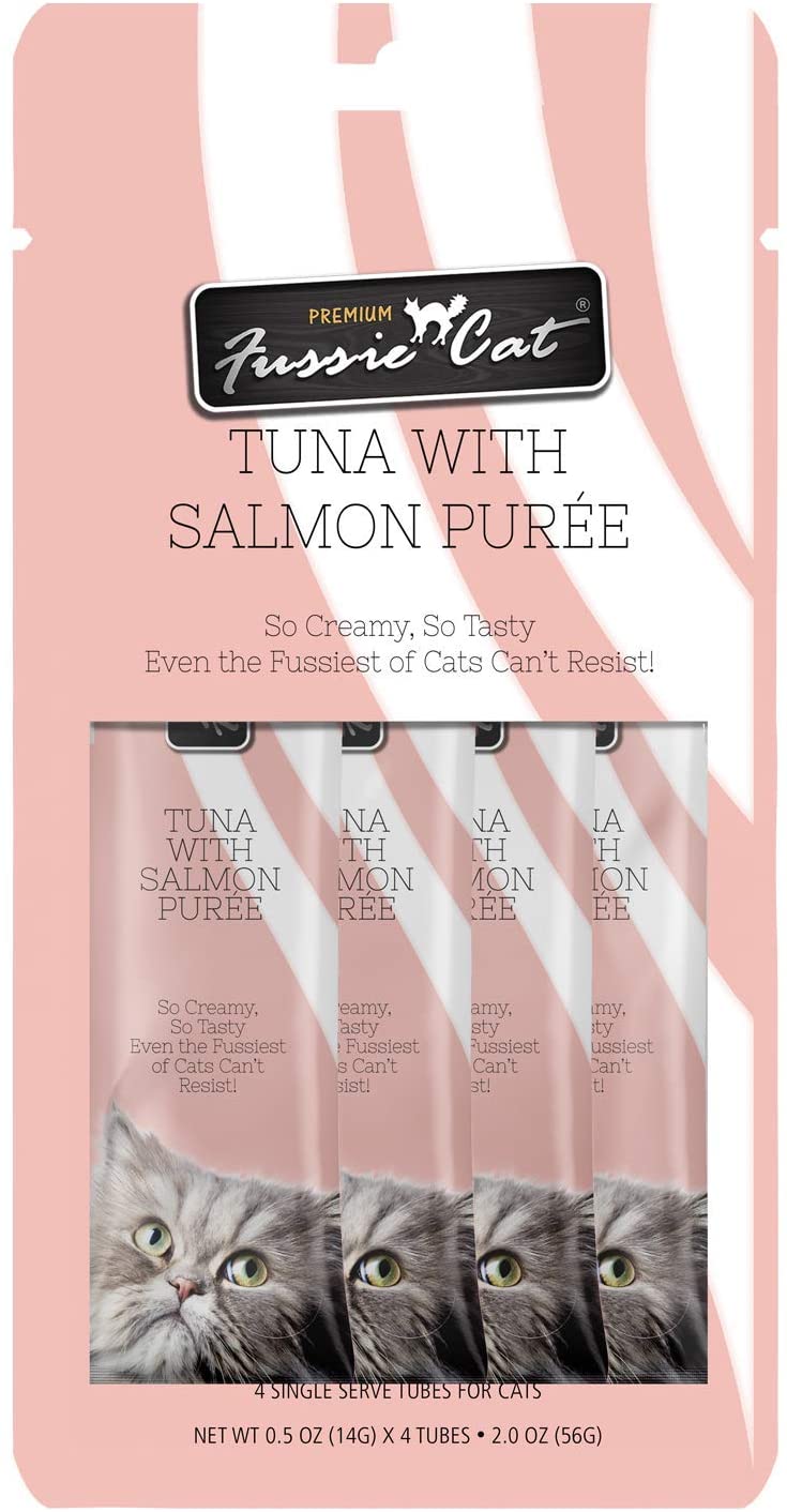 Fussie Cat Tuna With Salmon Puree