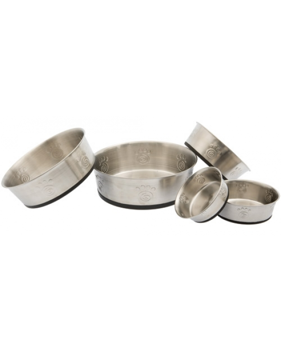 Petrageous Cayman Classic Non-Skid Stainless Steel Bowls