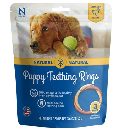 N-Bone Puppy Teething Rings Chicken Flavor