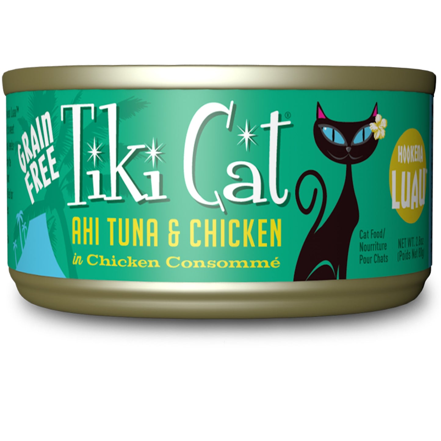 Tiki Cat Hookena Luau Ahi Tuna & Chicken in Chicken Consomme