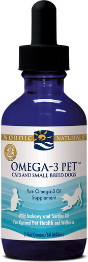 Nordic Naturals Omega 3 Cats & Small Breed Dogs 2 oz.