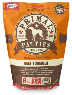 Primal Raw Frozen Beef Formula