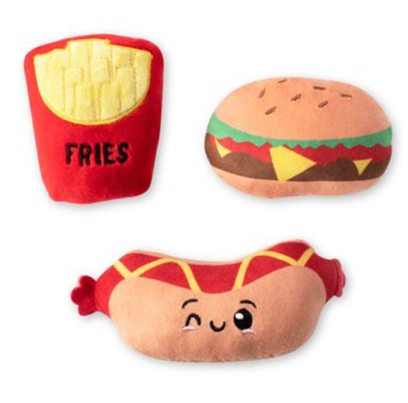 Fringe Fast Foods Hotdog Burger & Fries Mini 3 Pack