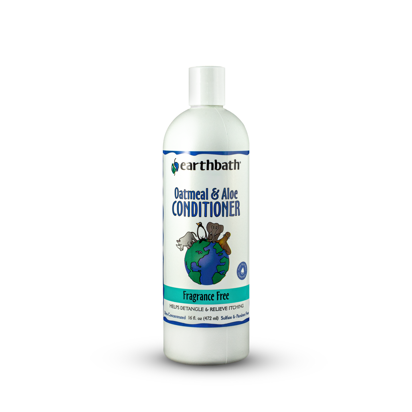 Earthbath Fragrance Free Oatmeal & Aloe Conditioner 16 oz.