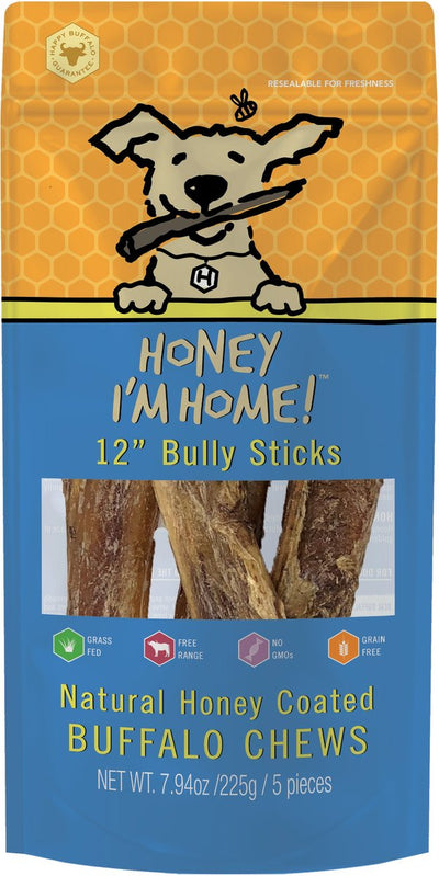 Honey I'm Home Buffalo Bully Sticks 12" 7.94 oz.