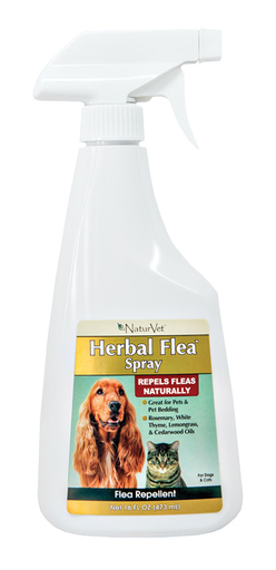NaturVet Herbal Flea Spray 16oz