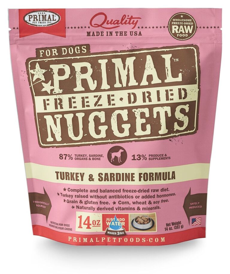 Primal Freeze-Dried Turkey & Sardine Formula