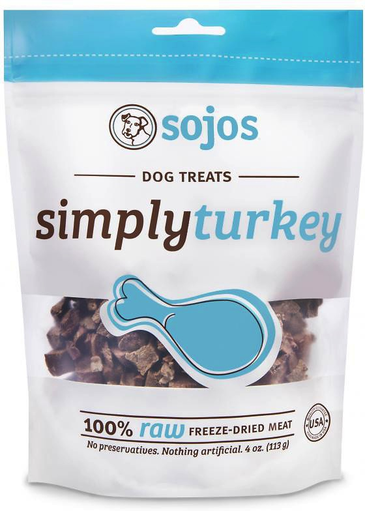 Sojos Simply Meat Freeze Dried Turkey 4 oz.