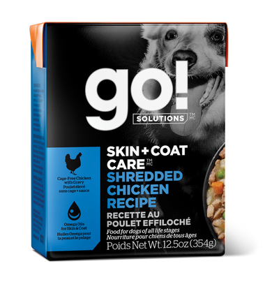 Go! Solutions Skin + Coat Shredded Chicken w/ Grain