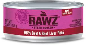 Rawz Cat 96% Beef & Beef Liver Pate