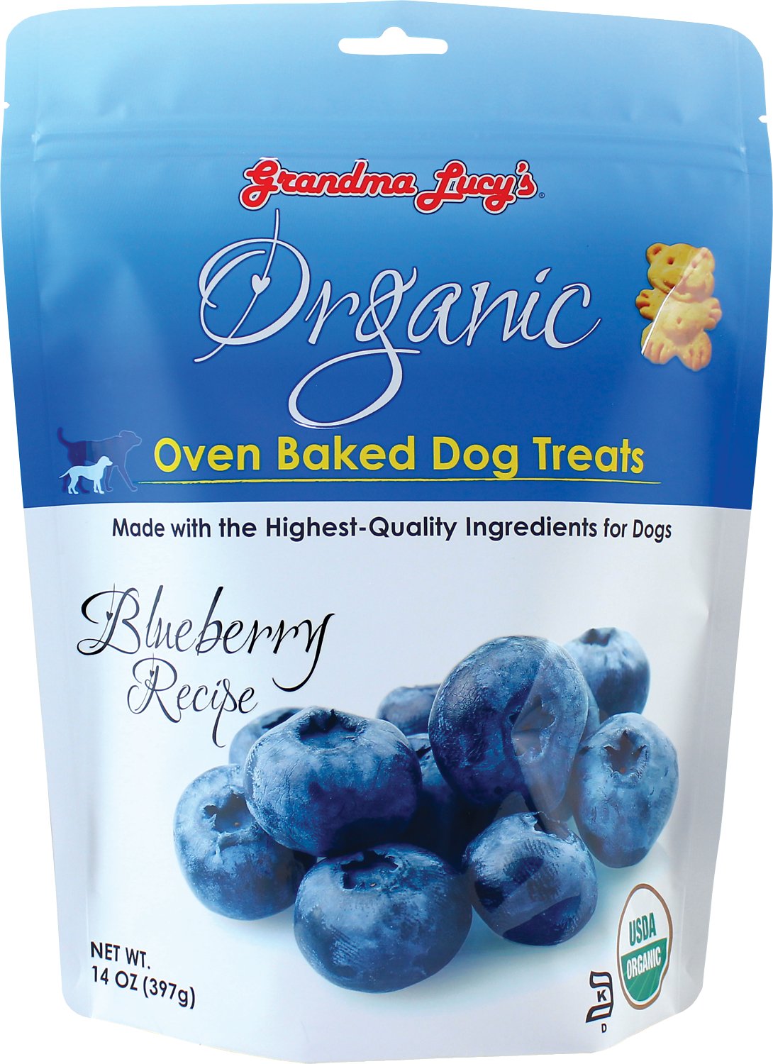 Grandma Lucys Organic Treats Blueberry 14 oz.