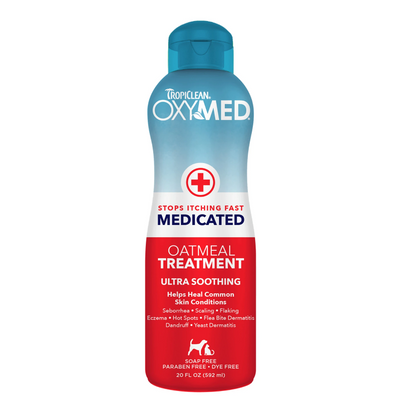 Tropiclean Oxy-Med Medicated Oatmeal Treatment 20 oz.