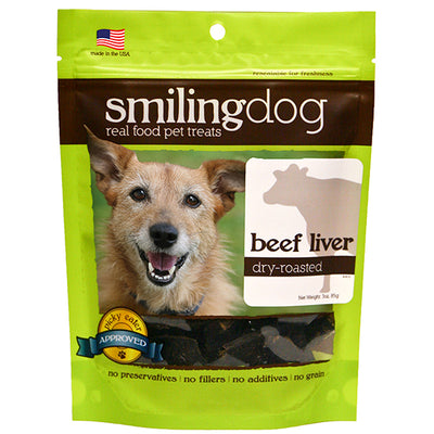 Herbsmith Smiling Dog Roast Beef Liver 3 oz.