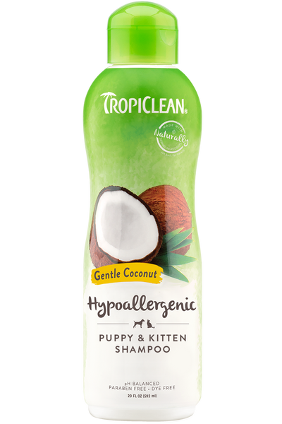 Tropiclean Gentle Coconut Hypoallergenic Puppy Shampoo 20 oz.
