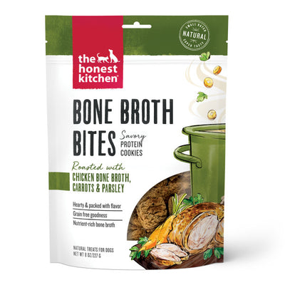 Honest Kitchen Bone Broth Bites Chicken & Carrots 8 oz.