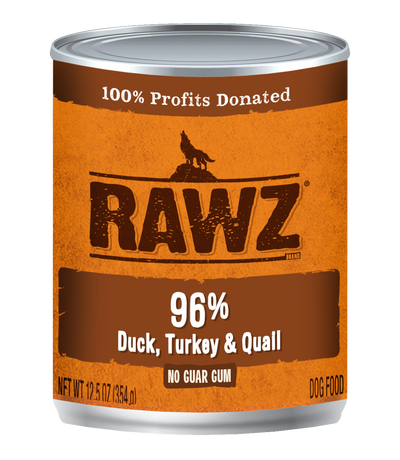 Rawz 96% Duck, Turkey & Quail