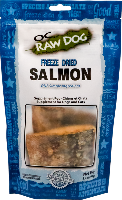 OC Raw Freeze Dried Salmon 3.2 oz. Healthy Pet Austin