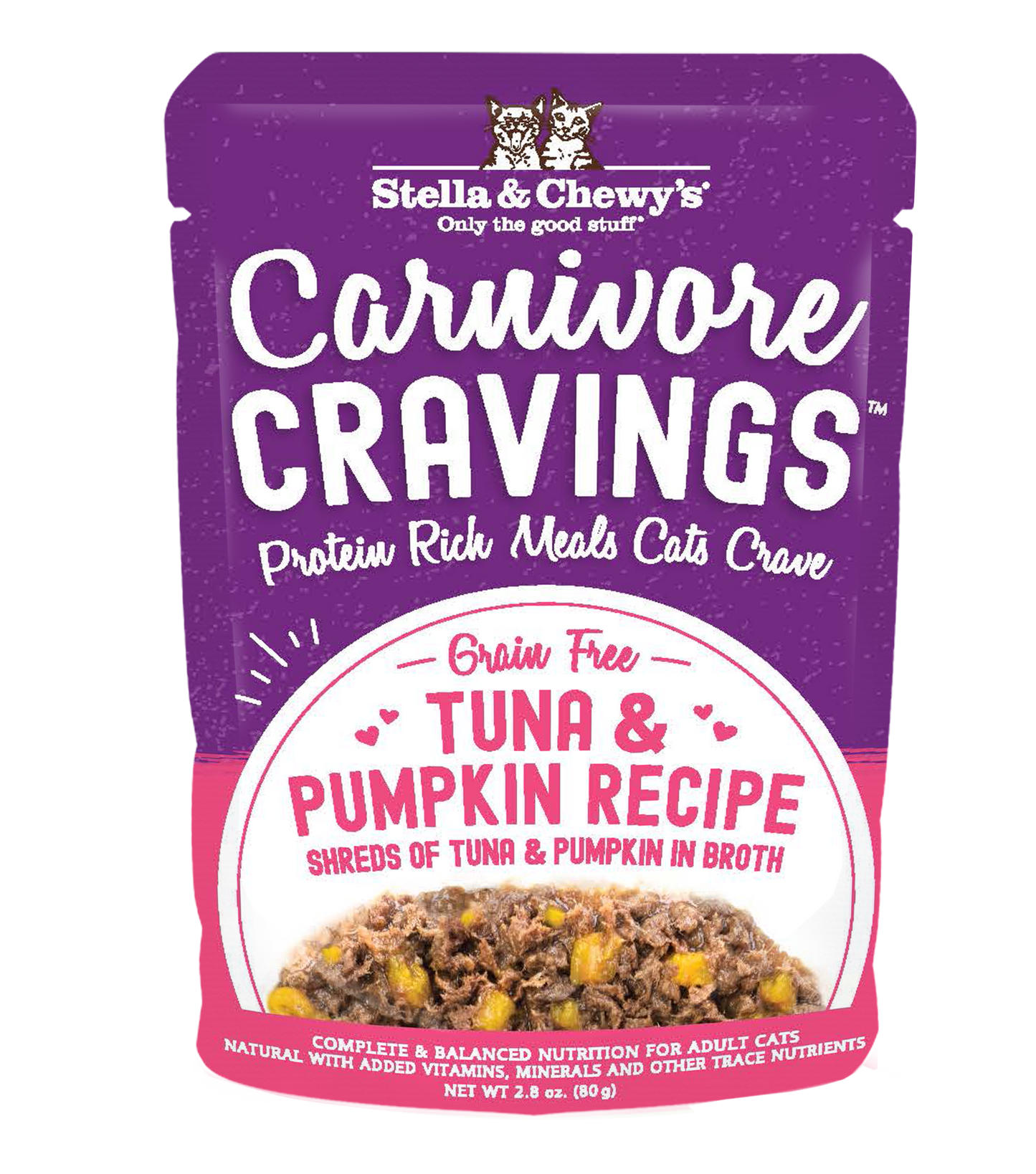 Stella & Chewy's Cat Carnivore Cravings Tuna & Pumpkin Pouch