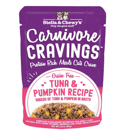 Stella & Chewy's Cat Carnivore Cravings Tuna & Pumpkin Pouch