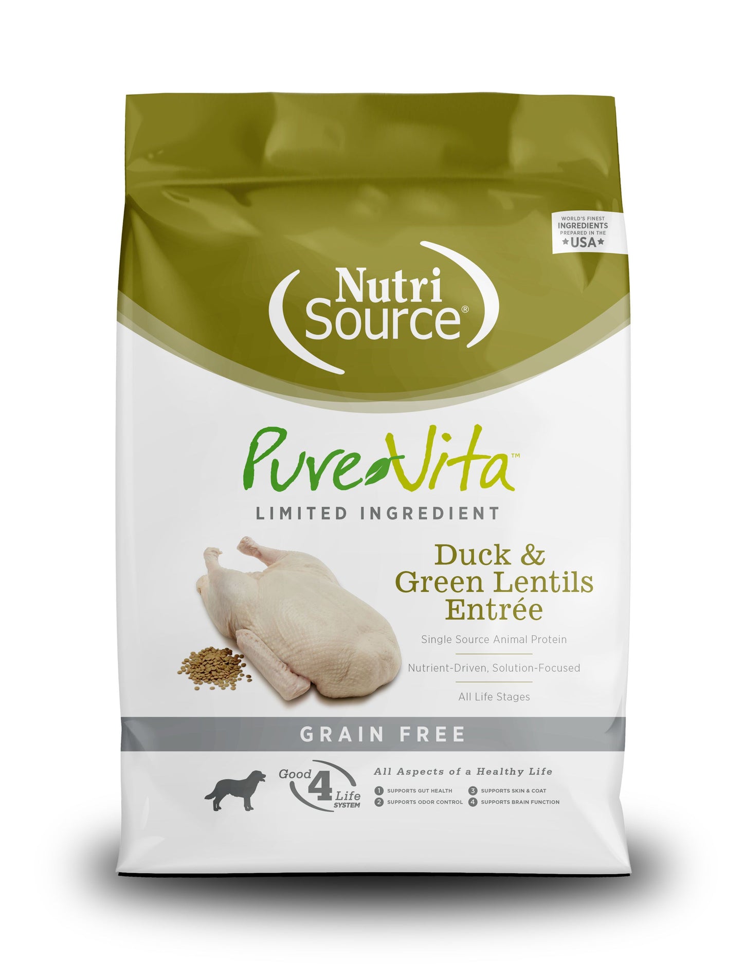 Pure Vita Grain-Free Duck & Green Lentils Entree