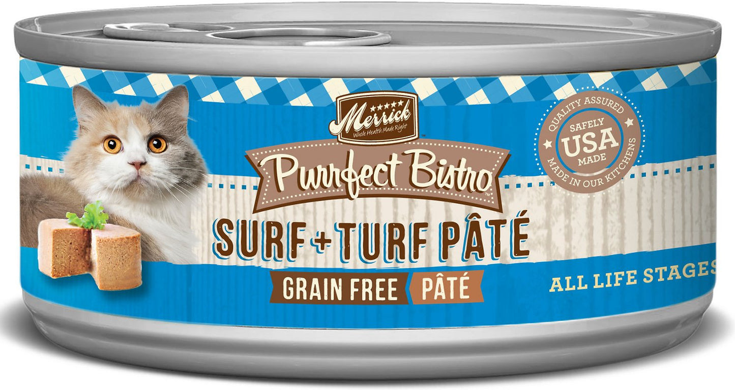 Merrick Purrfect Bistro Grain-Free Surf & Turf Pate