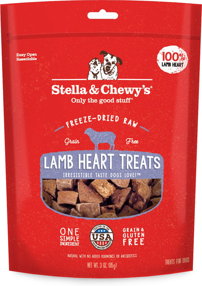 Stella & Chewy's Freeze-Dried Lamb Heart Treats 3 oz.