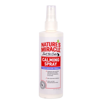 Natures Miracle  Just For Cats No Stress Calming Spray 8 oz.