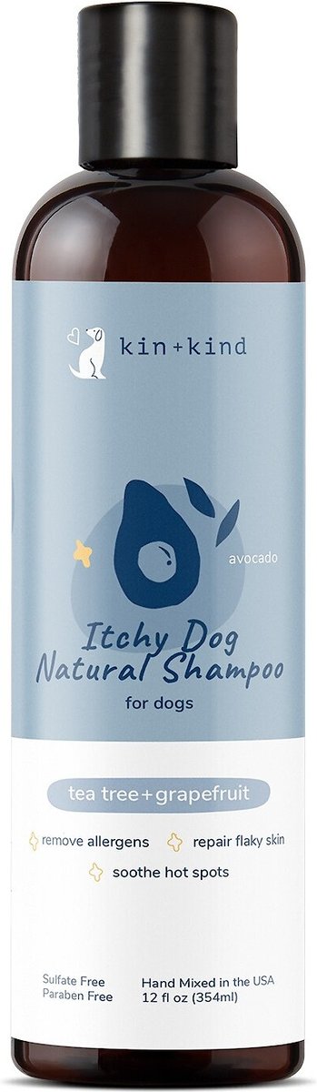 Kin + Kind Itchy Dog Shampoo Tea Tree + Grapefruit 12 oz.