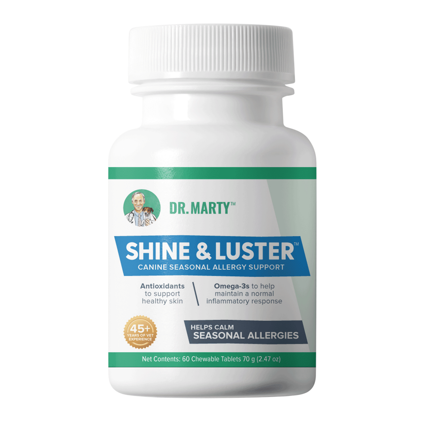 Dr. Marty Seasonal Allergies Shine & Luster 60 ct.