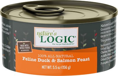 Nature's Logic Feline Duck & Salmon Feast