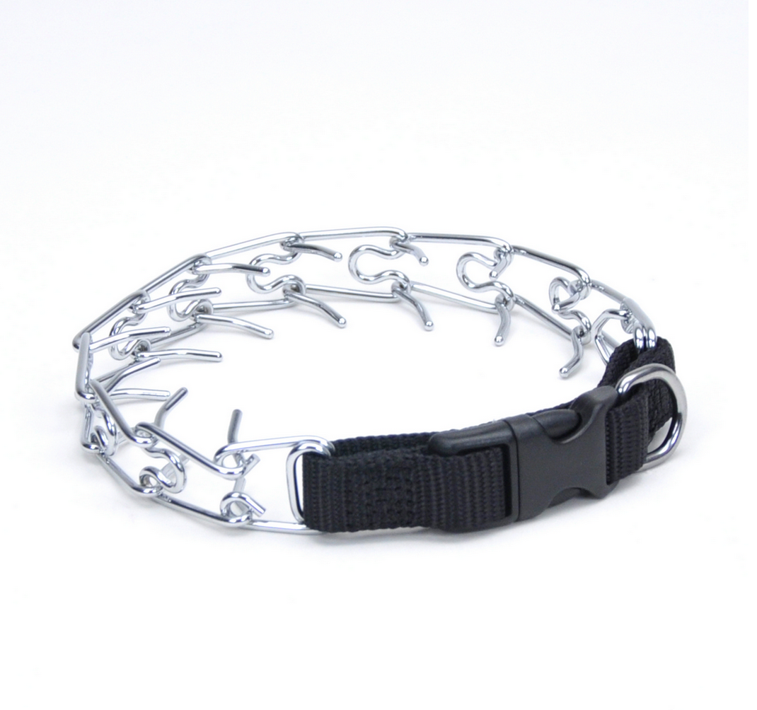 Coastal Quick Release Prong Collar with Nylon Buckle