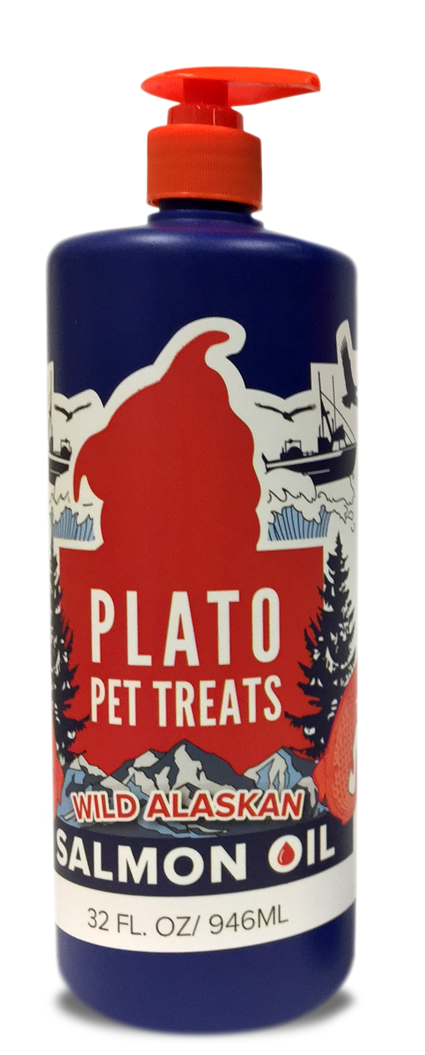 Plato Wild Alaskan Salmon Oil 15.5 oz.