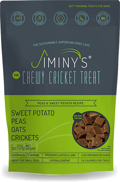 Jiminys Crickets Chewy Sweet Potato & Peas