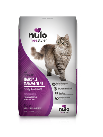 Nulo Grain-Free Cat Turkey & Cod Hairball Management