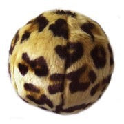 Fluff & Tuff Leopard Ball Small