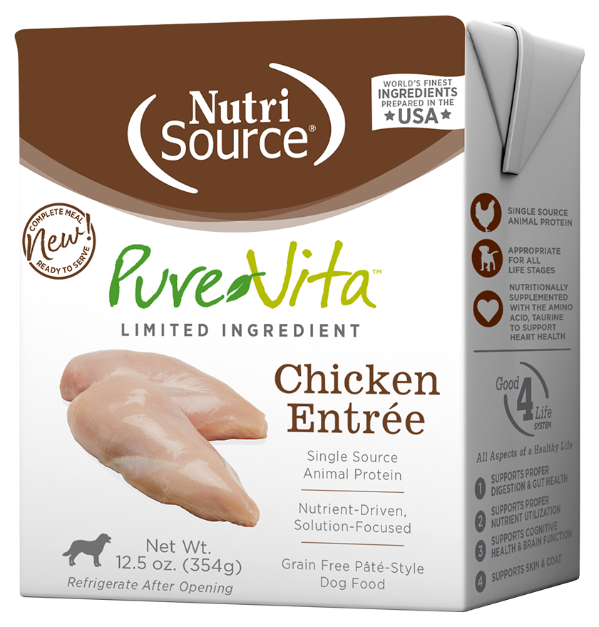 Pure Vita Grain-Free Chicken Entree TetraPak