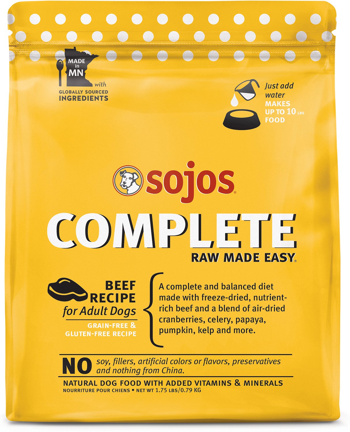 Sojos Complete Freeze-Dried Beef Recipe