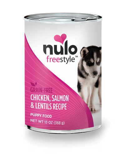 Nulo Grain-Free Chicken, Salmon & Lentil Puppy Recipe